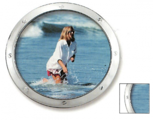 MOLDURA PRATA REDONDA PARAFUSOS