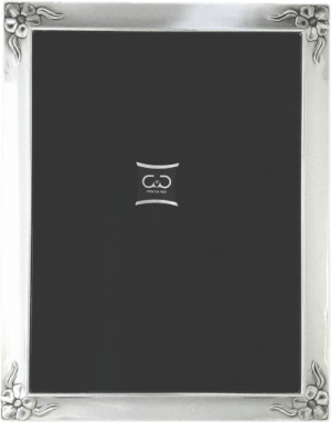 MOLDURA PRATA RECTANGULAR FLOR