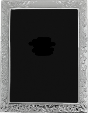 PORTA RETRATO RETANGULAR COM FLORES, 22mm