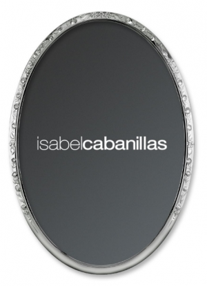 PORTA RETRATO OVAL FLORES