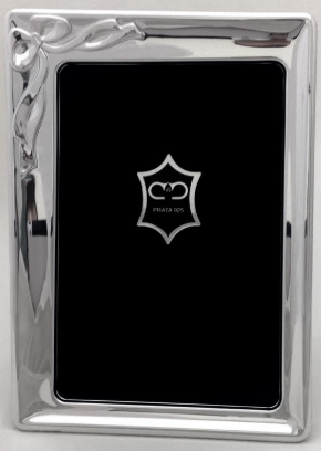 MOLDURA PRATA RECTANGULAR LAÇO