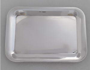 SALVA PRATA RECTANGULAR LISA