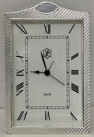 PRATA RELÓGIO DESPERTADOR CAPELA