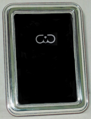 MOLDURA PRATA RECTANGULAR LISA