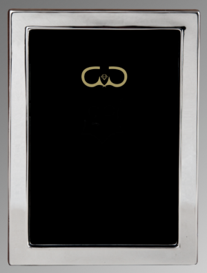 MOLDURA PRATA RECTANGULAR LISA PLANA