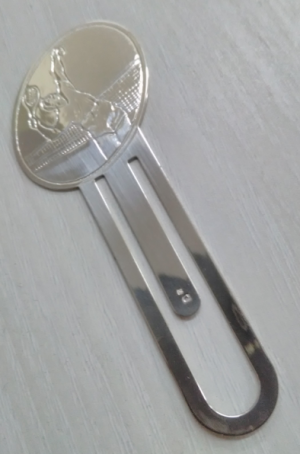 PRATA MARCADOR DE LIVRO