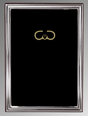 MOLDURA PRATA RECTANGULAR LISA