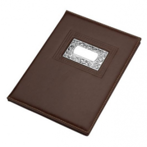 AGENDA COM PRATA E PELE