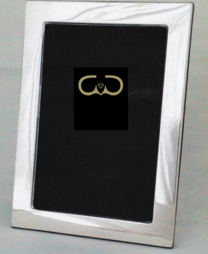 MOLDURA PRATA RECTANGULAR LISA