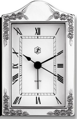 PRATA RELÓGIO DESPERTADOR CAPELA ROSINHAS