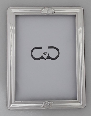 MOLDURA PRATA RECTANGULAR CASAMENTO