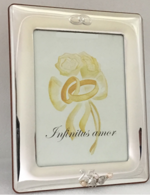 MOLDURA PRATA RECTANGULAR CASAMENTO