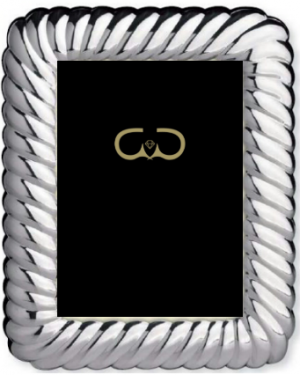 MOLDURA PRATA RECTANGULAR LARGA ROMBUS