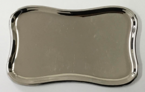 SALVA PRATA RECTANGULAR LISA